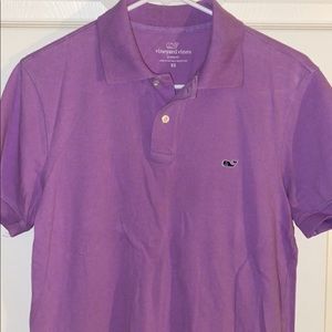 Vineyard Vines Men Polo Purple Shirt